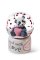 NICI Snowball Panda Love 6,5 cm