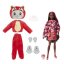 Barbie CUTIE REVEAL BARBIE V KOSTÝMU - KOTĚ V ČERVENÉM KOSTÝMU PANDY