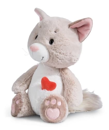 NICI Peluche Love Fluffy Cat 35cm, seduta