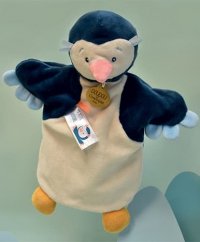 Doudou Plüss pingvin báb 25 cm