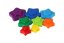 Torony/Piramis csillag színes rakosgatós puzzle 8db műanyag dobozban 9x17x9cm 18m+