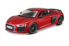 Maisto - Audi R8 V10 Plus, rouge métal, chaîne de montage, 1:24