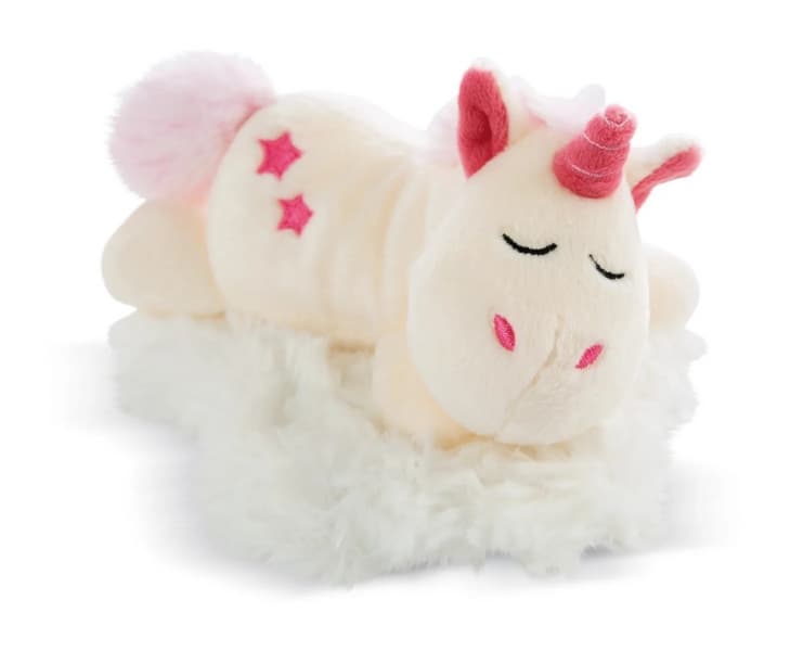 NICI peluche Unicorno addormentato Theodor 16cm, sdraiato su una nuvola VERDE