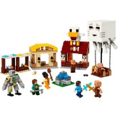 LEGO Minecraft 21273 Balón v podobě ďasa a útok na vesnici