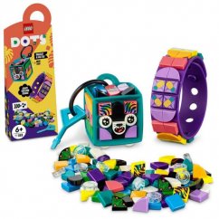 Lego Dots 41945 Neon tigris karkötő és táska dísze