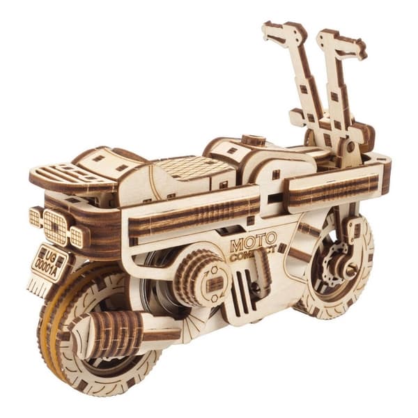 Ugears 3D 3D din lemn puzzle mecanic din lemn pentru scuter pliabil