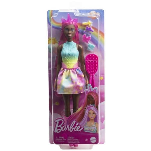 Barbie®POHÁDKOVÁ PANENKA S DLOUHÝMI VLASY - VÍLA JEDNOROŽEC