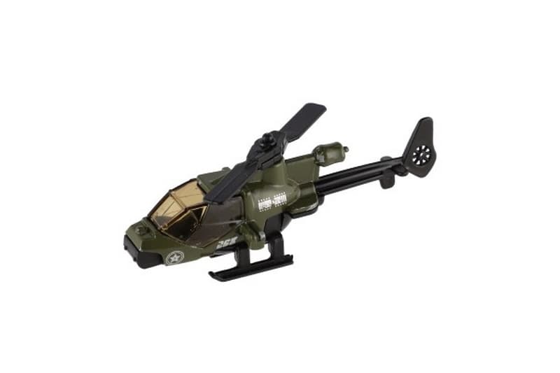 Vrtuľník/helikoptéra kov/plast 10cm
