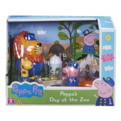 Zestaw Świnka Peppa Zoo - 3 figurki i akcesoria