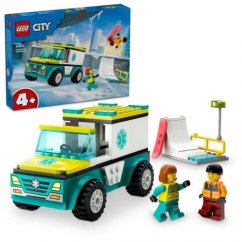 LEGO® City (60403) Mentőautó és snowboardos