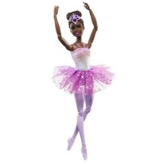 Barbie balerină magică luminoasă Barbie cu fustă violet