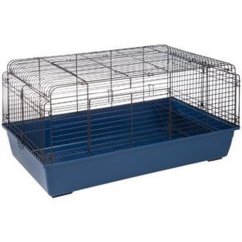 Cușcă pentru iepuri Flamingo SPRINTERS albastru 120cm