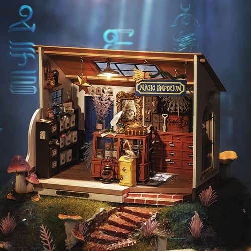 Casa en miniatura RoboTime Tienda de magia