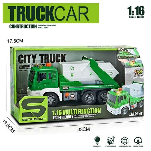 Bavytoy Popelářské auto s kontejnerem