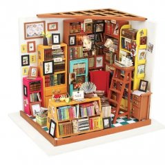 Casa en miniatura RoboTime Biblioteca