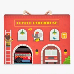 Petit Collage Fire Station Play Set