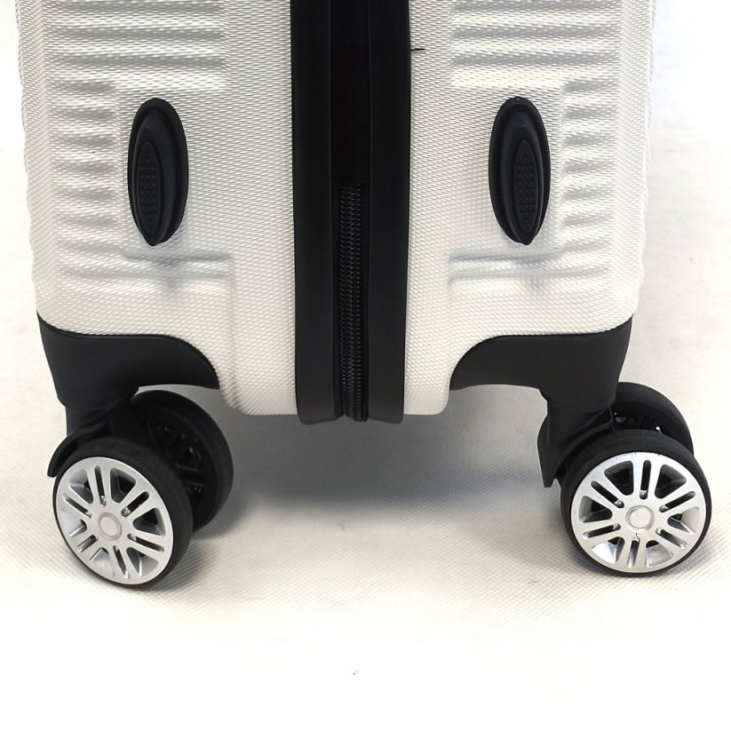 Bavy Cestovní kufr skořepinový 24" Circle White