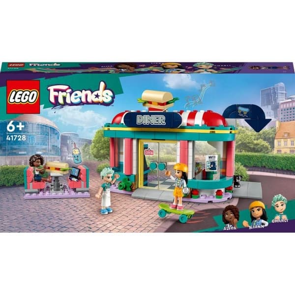 Bistro LEGO® Friends 41728 v centre mesta Heartlake