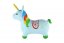 Scaun gonflabil Unicorn de cauciuc înălțime 28cm albastru în pungă