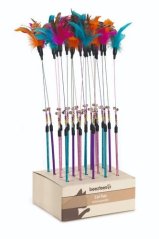 Beeztees Plumo Hračka škádlítko pro kočky 50cm