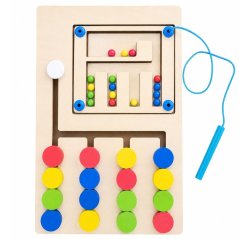 Joc magnetic din lemn
