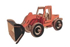 Excavator puzzle 3D din lemn Woodcraft