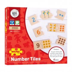 Bigjigs Toys Puzzle educațional de numărare