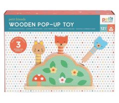Petit Collage Fa Pop-up játék Petit Friends Petit Collage fából készült játék