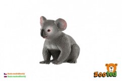 Ours en peluche Koala zooted en plastique 8cm dans un sac