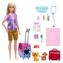 Barbie®PANENKA ZACHRAŇUJE ZVÍŘÁTKA - BLONDÝNKA