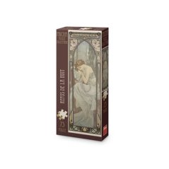 Alfons Mucha – Odpočinek noci 75 panoramic Puzzle