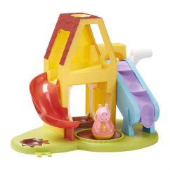 PEPPA Pig WEEBLES - Figurine Roly Poly și loc de joacă