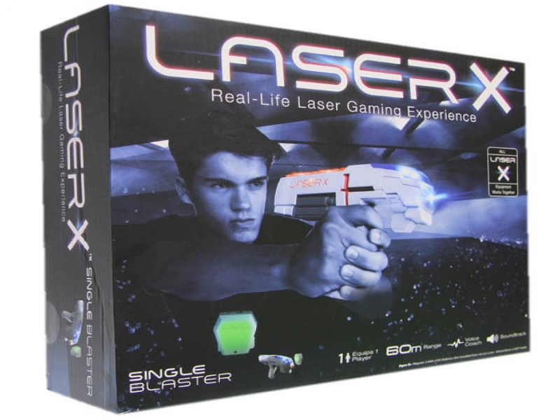 TM Toys Laser-X pistolet na podczerwień - zestaw dla jednej osoby