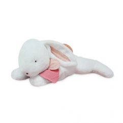 Doudou Conejo de peluche con pompón rosa oscuro 65 cm