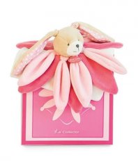Set regalo Doudou - coniglio coccolone rosa 28 cm