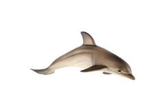 Dauphin gonflable en plastique 12cm dans un sac