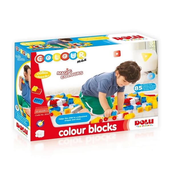 Cubos de colores - 85 piezas