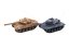Tanque RC 2 piezas 25 cm tanque de batalla + pack recargable 27MHZ y 40MHz con sonido y luz