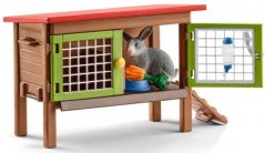 Schleich 42420 - Ensemble de maison pour lapins avec animaux et accessoires