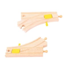 Bigjigs Rail Switch 2 pezzi