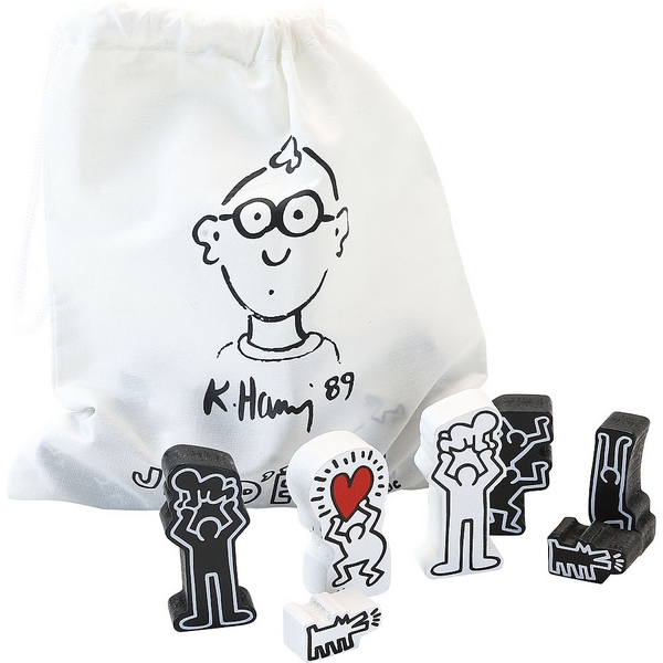 Vilac Modern Wooden Chess Keith Haring