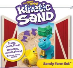 Kinetic Sand Prima fermă - set de joacă