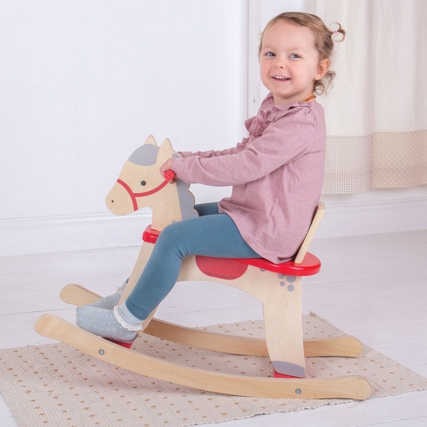 Bigjigs Toys Cavallo a dondolo