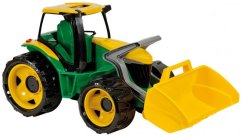 Lena 2057 Tracteur avec cuillère, vert et jaune 70 cm