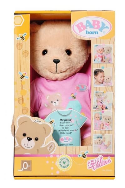 Teddy Bear BABY născut, haine roz