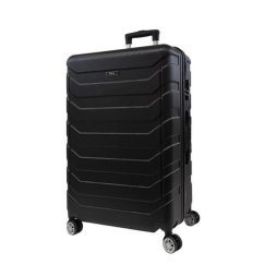 Bavy 28" Ribs Black keményfalú bőrönd