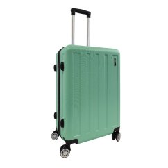 Bavy Cestovní kufr skořepinový 24" Stripes Light green