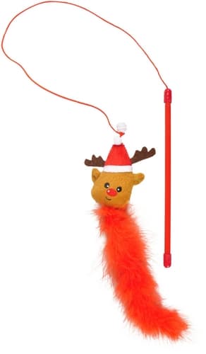 Flamingo Vánoční hračka pro kočky sněhulák/santa/sob