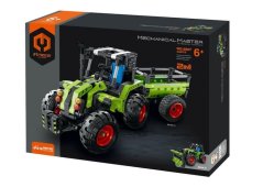 Stavebnice iM.MASTER traktor/traktor s valníkem 2v1 plast 346 dílků