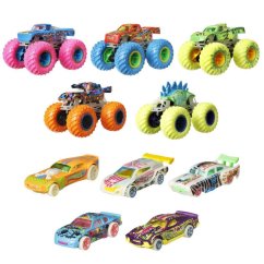 Hot Wheels Monster Trucks svítící ve tmě angličák & truck